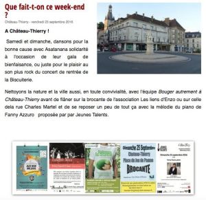 Coupure de presse — Vu du Château, Septembre 2016 : Dirty South Crew, Audio Immune, concert, rock