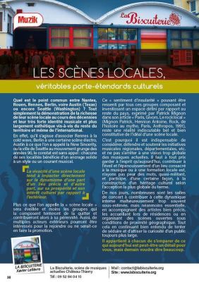 Coupure de presse — Hé Mag', Mars 2017 : scène locale, chronique