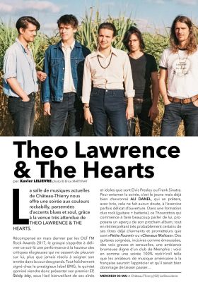 Coupure de presse — Illico!, Mai 2017 : Theo Lawrence & The Hearts, Ali Danel, concert, rock