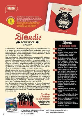 Coupure de presse — Hé Mag', Juin 2017 : Blondie, chronique disques, rock