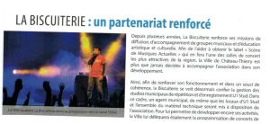 Coupure de presse — Vivre à Château-Thierry, Mars 2018 : U1 Stud', partenariat, studios, politique culturelle