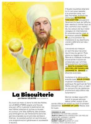 Coupure de presse — Illico!, Juin 2018 : Betraying the Martyrs, Maur Cyriès, programmation, métal