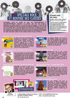 Coupure de presse — Hé Mag', Septembre 2018 : Chuck Berry, The Ramones, chronique, rock