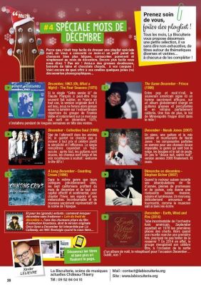 Coupure de presse — Hé Mag', Décembre 2018 : Prince, Norah Jones, chronique