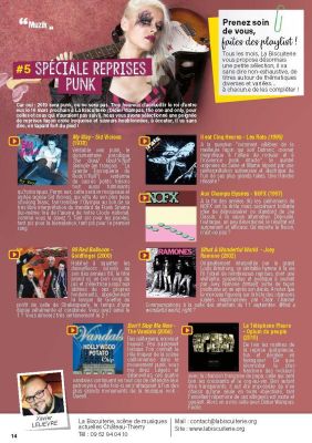 Coupure de presse — Hé Mag', Février 2019 : Didier Wampas, chronique disques, punk