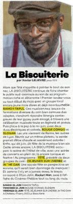 Coupure de presse — Illico!, Juin 2019 : Ramon Tapul, Tété, programmation, fête de la musique