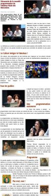 Coupure de presse — Vu du Château, Juillet 2019 : Miossec, Élie Semoun, Palais des Rencontres, programmation