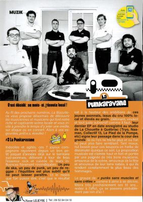 Coupure de presse — Hé Mag', Septembre 2019 : La Punkaravane, scène locale, punk