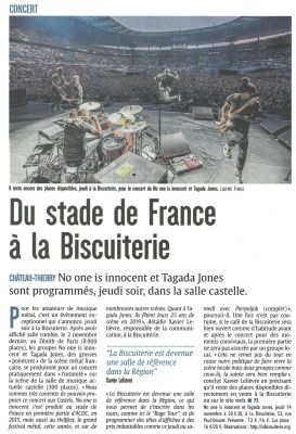 Coupure de presse — L'Union, Novembre 2019 : No One Is Innocent, Tagada Jones, concert, métal