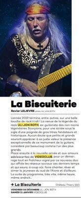 Coupure de presse — Illico!, Décembre 2019 : Uli Jon Roth, Videoclub, programmation