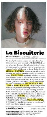 Coupure de presse — Illico!, Mars 2020 : Johnny Montreuil, Pomme, programmation