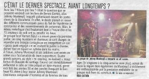 Coupure de presse — L'Union, Mars 2020 : Johnny Montreuil, Ramon Tapul, concert, Covid