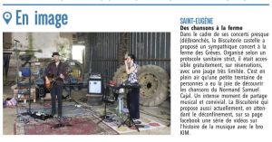 Coupure de presse — L'Union, Mai 2021 : Samuel Cajal, hors les murs, Covid