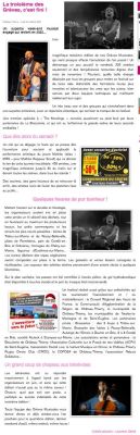 Coupure de presse — Vu du Château, Octobre 2021 : Les Grèves Musicales, The Moorings, festival, partenariat