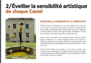 Coupure de presse — Vivre à Château-Thierry, Janvier 2022 : politique culturelle, action culturelle, hors les murs