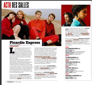 Coupure de presse — Illico!, Février 2022 : Chris Garneau, programmation