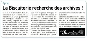 Coupure de presse — Autant en emporte la Marne, Février 2023 : Pyramides Bleues, En Avant La Culture, patrimoine, documentaire