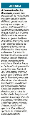 Coupure de presse — Autant en emporte la Marne, Avril 2023 : Peace & Lobe, action culturelle, santé auditive, éducation artistique