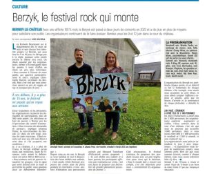 Coupure de presse — L'Union, Mai 2023 : Berzyk, Cheap Wine, festival, rock