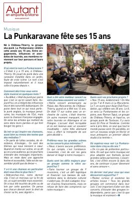 Coupure de presse — Autant en emporte la Marne, Janvier 2025