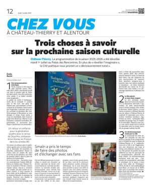 Coupure de presse — L'Union, Juillet 2025