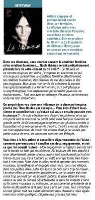 Coupure de presse — Pour Vous, Avril 2026