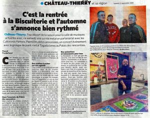 Coupure de presse — L'Union, Septembre 2026 : Tagada Jones, Porno Graphic Messiah, programmation, métal